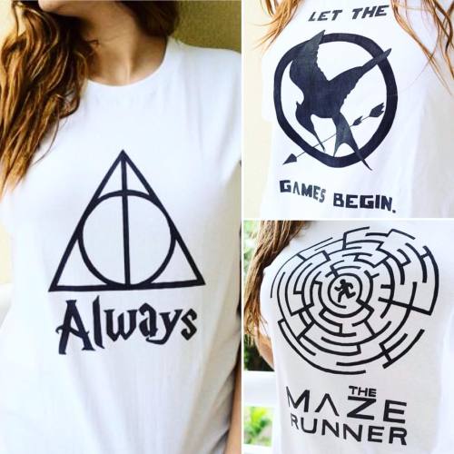 Fazemos camisas com a imagem que quiser !!Harry Potter / Hunger Games / The Mazer Runner Ah não esqu