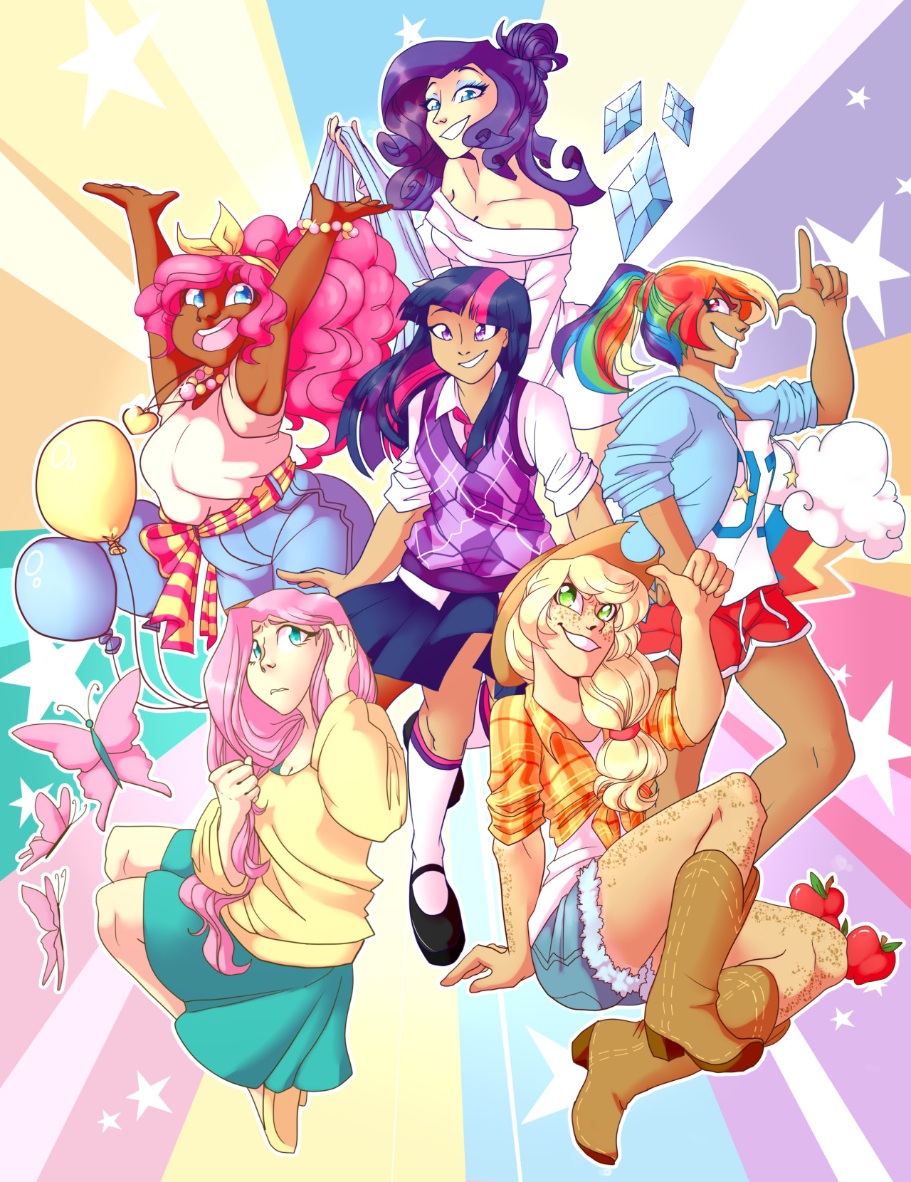 pinkcelebi:  Side by side leading ladies~