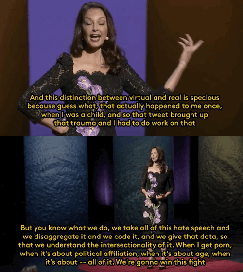 yourshipsaregross: refinery29: Ashley Judd just gave the most incredible TED Talk outlining *exact