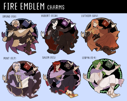 Mage charms are now available for preorder on my store! Check out the link in the thread to purchase