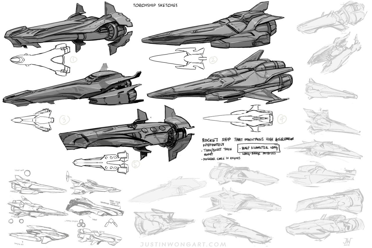 JUSTIN WONG ART Here Is A Collection Ship Designs I Did For A Red artstation-virginia-au-augustus