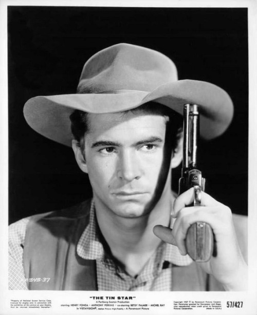 Anthony Perkins, 1957The Tin Star 