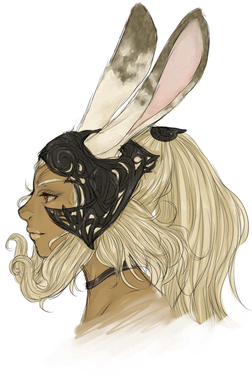 Fran from FF12, something about viera&rsquo;s faces with long rounded noses is