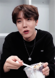 Hoseok Wearing Chains/chokers