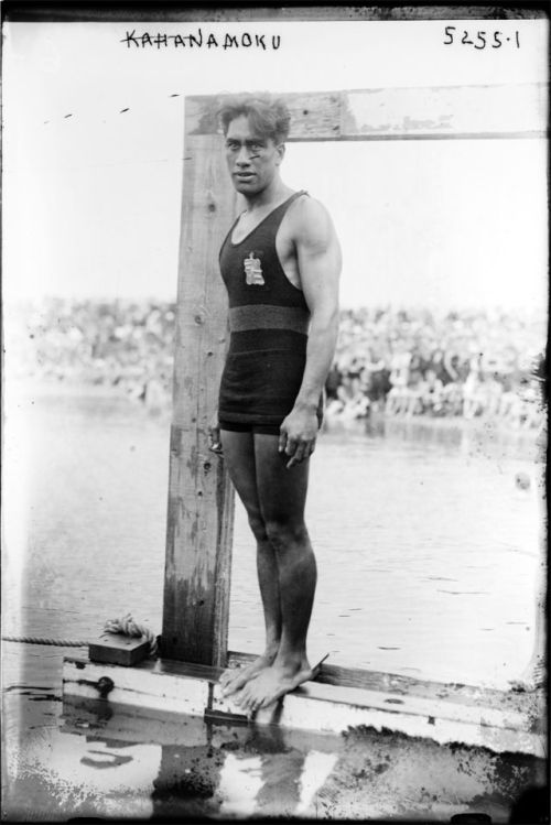 vintageeveryday:The father of surfing: 30 amazing photographs of a young Duke Kahanamoku in the 1910