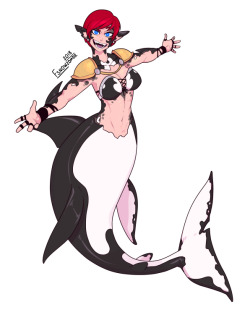 fsnowzombie:  mermay day 31/31 BABY I FUCKING