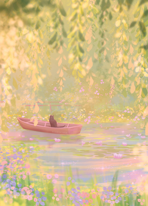 sugarmint-dreams:water lilies -my shop