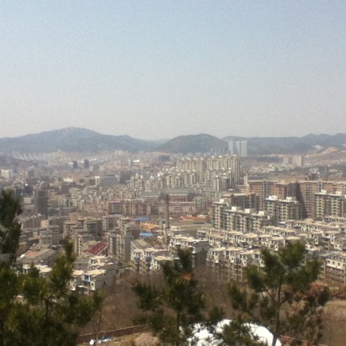 Dalian from a mountain. #dalian #china #studyabroad #cityscape