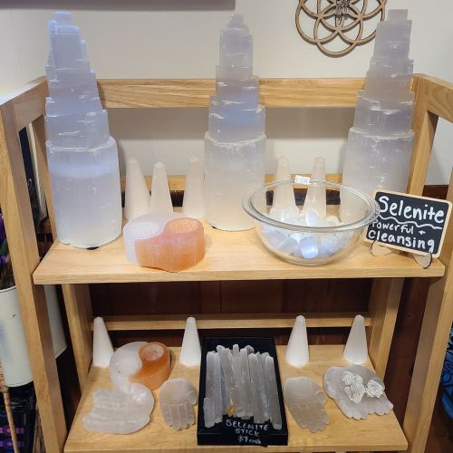 Do you have enough selenite in your life? I know I never do! See you at the shop today 11-7 we have 
