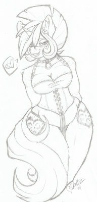 skuttz:  Skuttz dressing up. Or maybe she just took her pants off again. I dunno. Probably the latter.