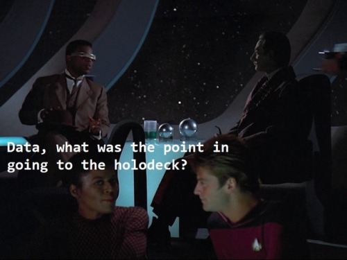 Star Trek: The Next Generation S2 E3 “Elementary, Dear Data” 9:03GOOD because i was about to WEEP