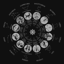 chaosophia218:  Zodiac Wheel. 