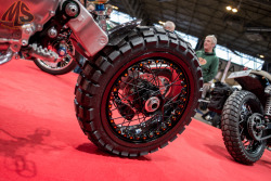scrawnsenior:  Few of my favourites from the bike show at the NEC. Triumph stand was by far the highlight. 