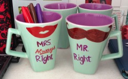 ifreakinlovebooks:  Made these Mr. Right/Mrs.