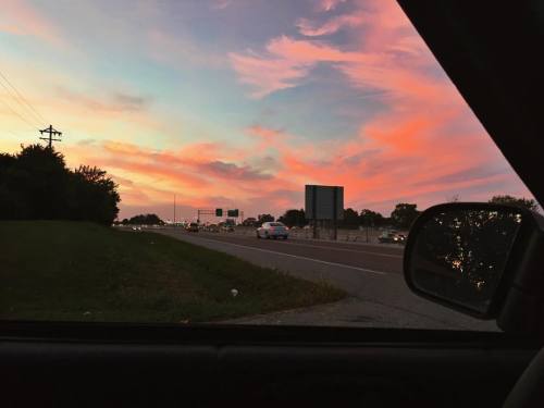 Yesterday. #sky #clouds #cottoncandy #love #sunset #drive