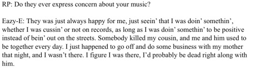 allabouteazy:  Eazy E talking about his parents