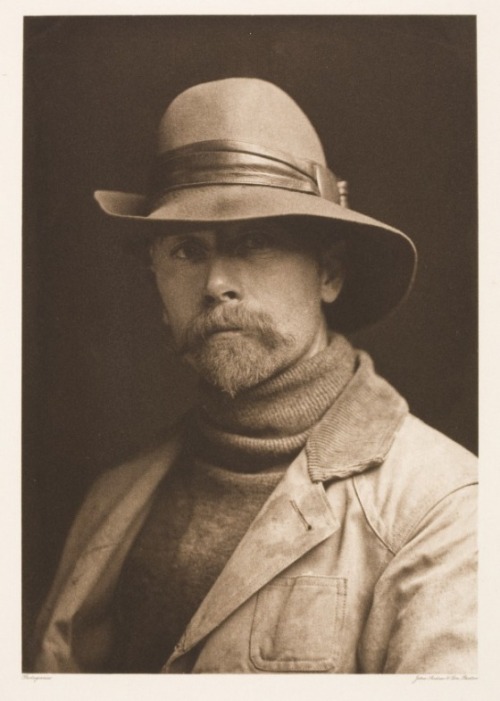 Self-portrait (1899) of Edward Sheriff Curtis (United States, 1868-1952).Image and text courtesy LACMA