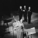 citizenscreen:Charles Laughton, Charles Boyer, and Cedric Hardwicke admire the talent of Agnes Moorehead during a stage production of ‘Don Juan in Hell’, an episode from George Bernard Shaw’s 'Man and Superman’, 1951