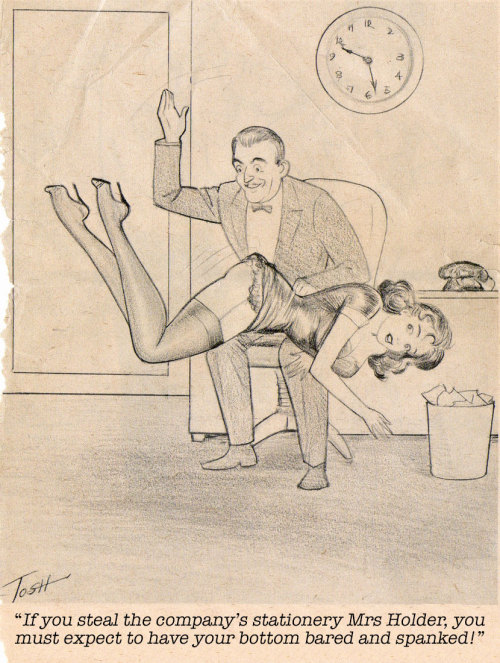 strictotk:  nbspanking:  I do like a spanking cartoon and this is one of my favourites  Great cartoo