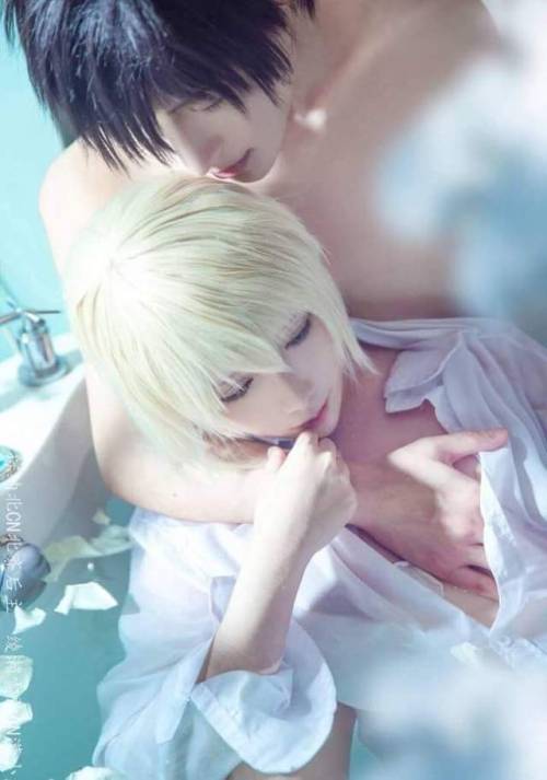 Just some cute cosplayers senpai! We should be ciel and basst