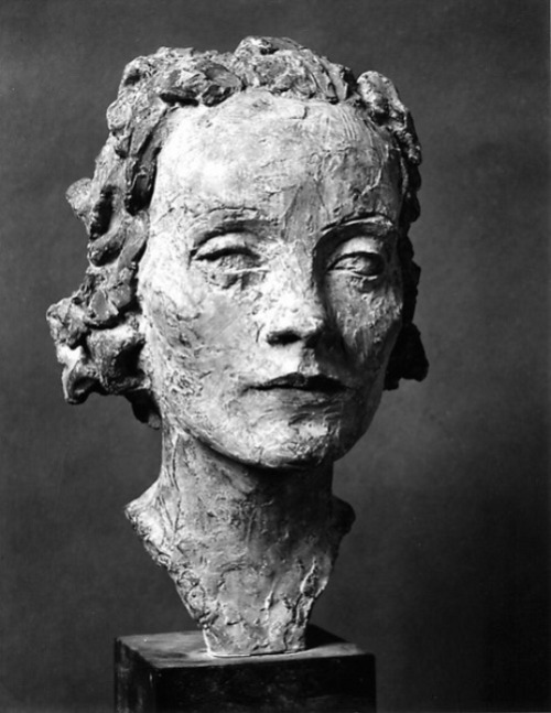 europeansculpture: Ernesto de Fiori (1884-1945) - Portrait de Marlène Dietrich, 1931