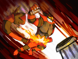 Pocket-The-Time-Lord:  When You Find Out That Incineroar Isn’t A Fire/Fighting