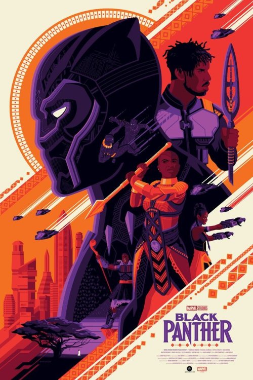 pixalry:  Black Panther - Created by Tom Whalen