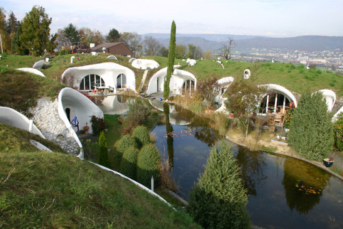 cabinporn:Earth House Estate Lättenstrasse by Vetsch Architektur in SwitzerlandAn earth-co