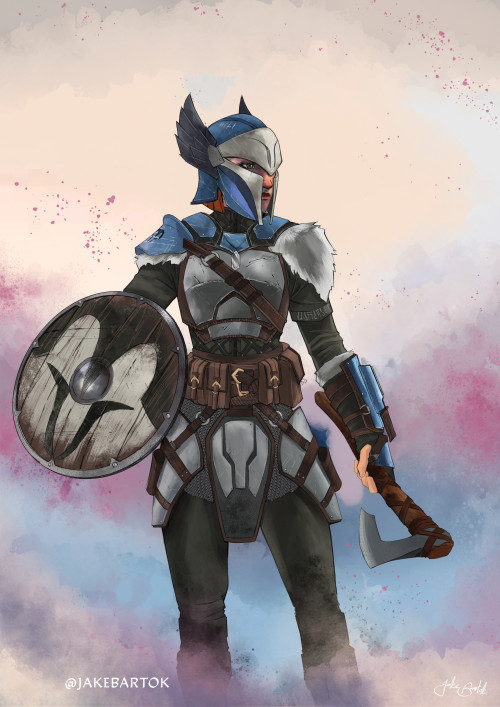 the-page-of-swords:Lady Bo-Katan (Jake Bartok) I love it.