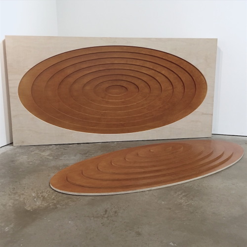 “Ellipsification (Negativity)” & “Ellipticity (Positivity)”, 2016 By: RON ULICNY….* a cou