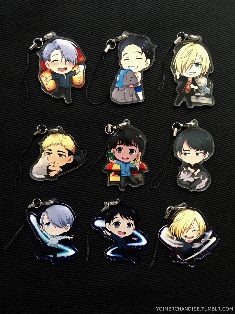 yoimerchandise: YOI x empty Chara-Forme Acrylic Straps (Vol. 2) Original Release