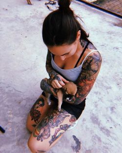 inkedcore:  fludogenerator:  michellemaron  100K FOLLOWERS //  FOLLOW AND SEND IN YOUR INK TO THE LARGEST INKED BLOG ON THE SITE