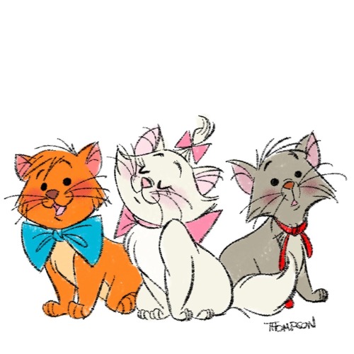 Porn photo stevethompson-art:   Aristocats.   Insta-@sthompsonart