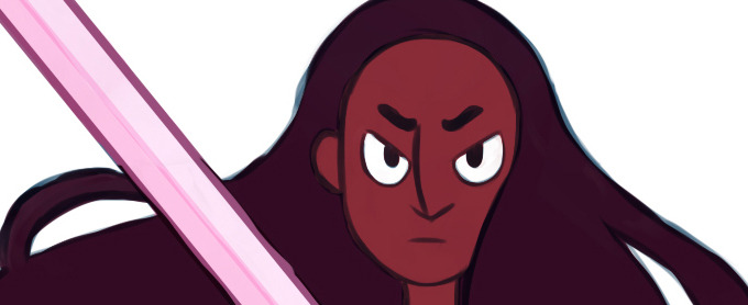 jicheshire:  Connie sketches. Bad composition and the sword isn’t big enough lol.