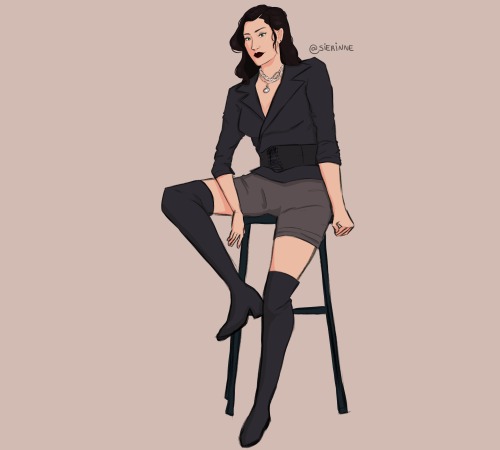 asami in an outfit i wore the other day i don’t like how the shading turned out but ok lol