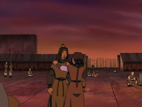 comradekatara:an extremely underrated katara &amp; zuko parallel #twinning moment is how th