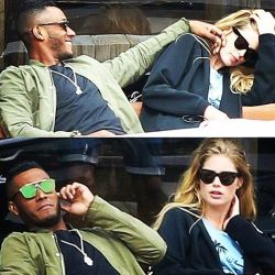 We always have a good time and we&rsquo;re always in love right? @sunneryjames ❤️ #caughtinthemoment (RG @loovedoutzen) by doutzen