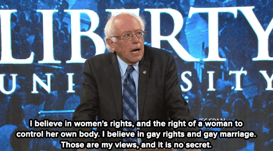 alittleimperfection:notational:micdotcom:Watch: Bernie Sanders delivered a stirring speech at religi