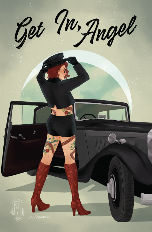 ami-v-dragnire:Get In, Angel   //    Perfectly Normal Velocipede.The piece that 