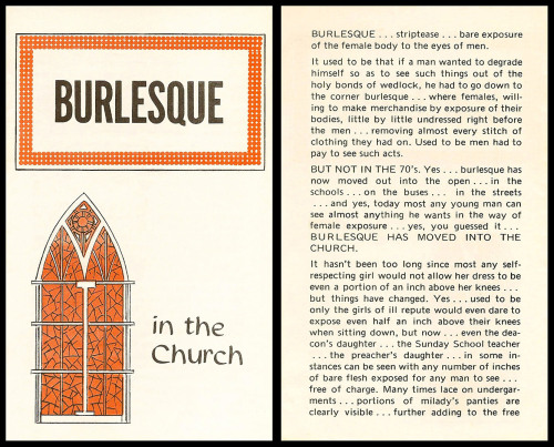 BURLESQUE HAS MOVED INTO THE CHURCH!!Vintage adult photos