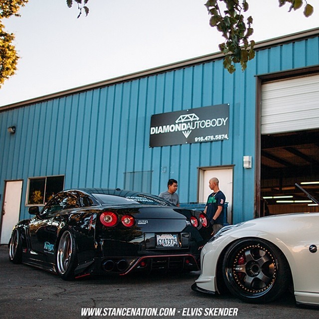 stancenation:  Our friends at @diamondautobody916 always have a few sexy rides at