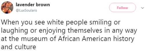 swagintherain:    Real talk, all the white people I saw there looked like they were re-thinking their entire lives.  