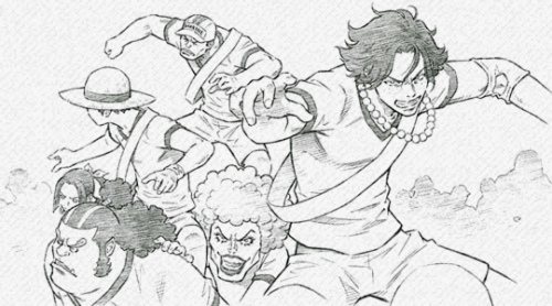 beif0ngs: ONE PIECE ✘ HUNGRY DAYS (Ace PV)  ↳ original sketches by KUBONOUCHI EISAKUwhat if the Mari