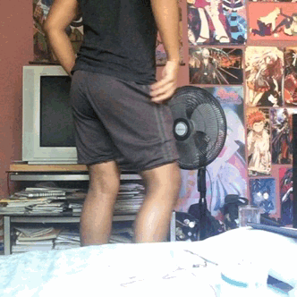 cakebatterbutter:my ass looks fucking huge in these shorts jesus