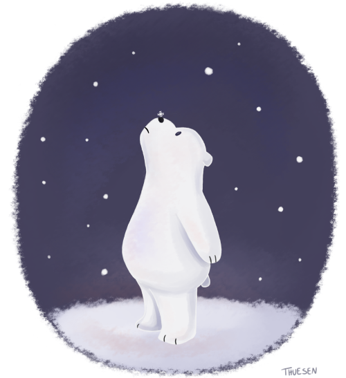 thuesen:  Ice Bear in his right element. 