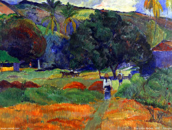 aizobnomragym:  Paul Gauguin“The Little Valley”