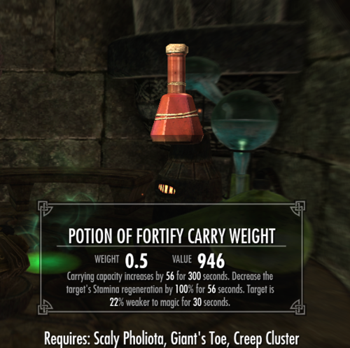 skyrim set carry weight skyrim set carry weight