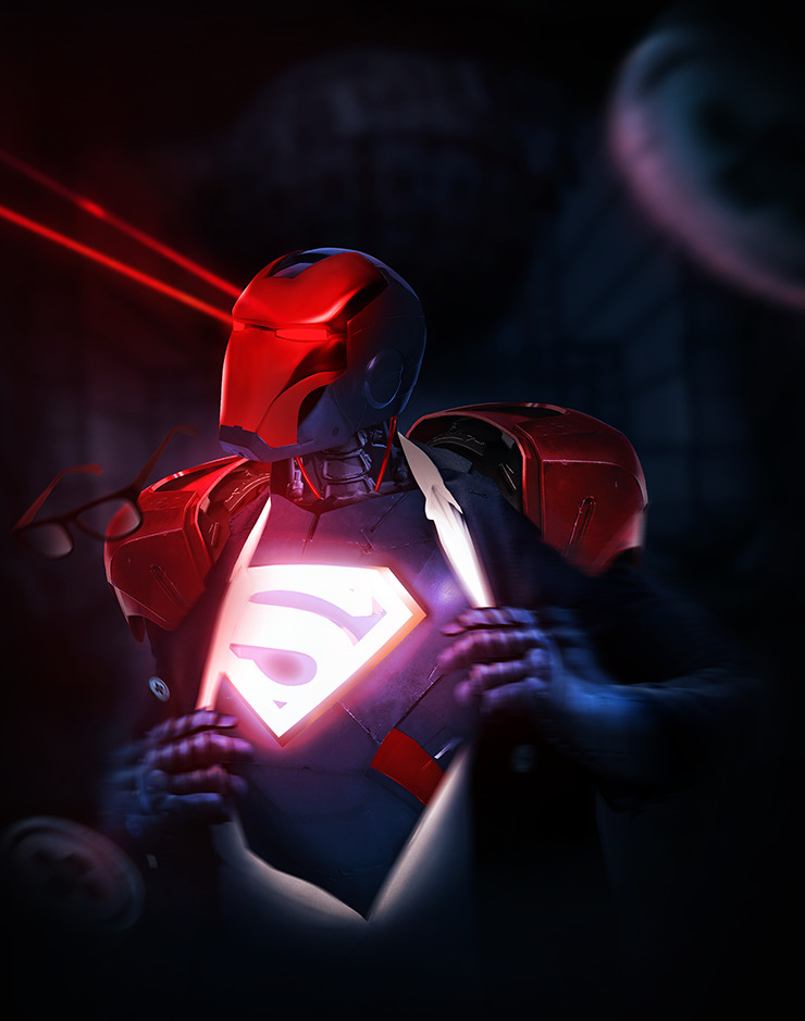 pixalry:  The IronMash Super Hero Series - Created by BossLogic What if Iron Man