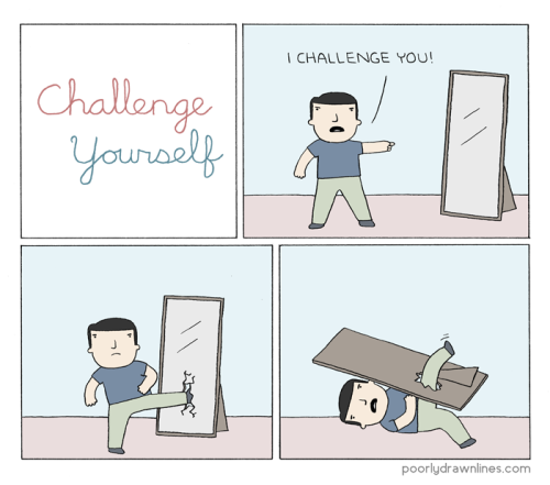 pdlcomics:  Challenge Yourself 