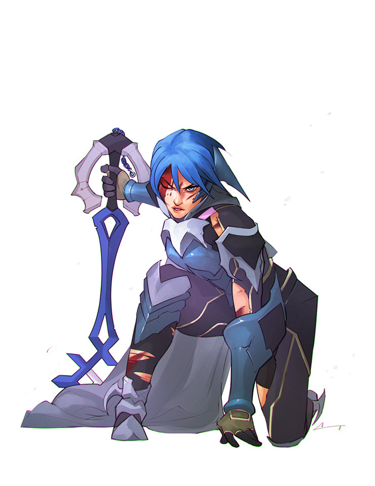 charlestan:Commission for Amirul of Aqua from Kingdom Hearts: Birth by Sleep!&gt;